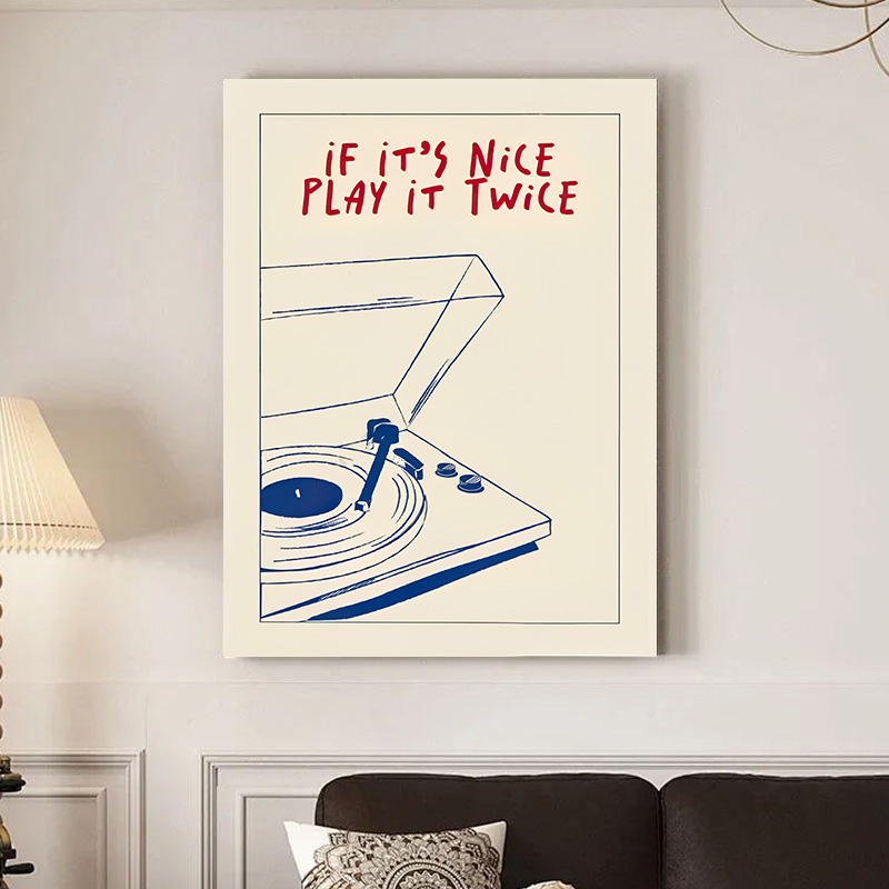Home Decor Aesthetic Pinterest - Плакаты Ретро Мода Эстетический Принт Холст
