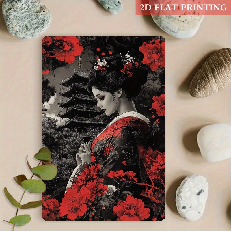 Home Decor Japanese - Японское металлическое настенное украшение с изображением