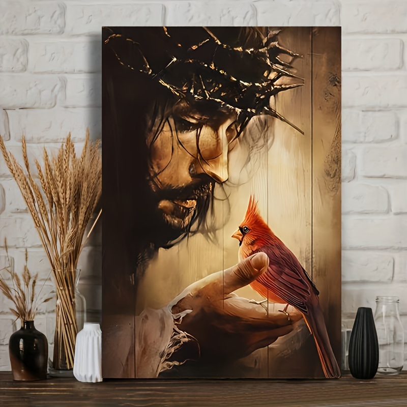 Home Decor Jesus - Шип Корона Иисуса Портрет Художественный Плакат