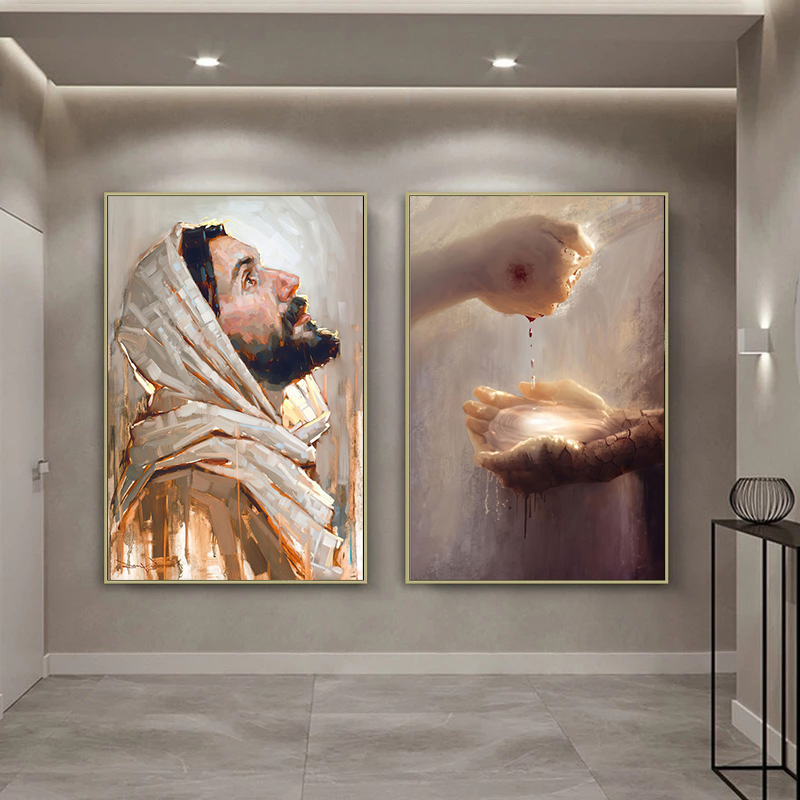 Home Decor Jesus - Постеры на холсте с изображением Христа
