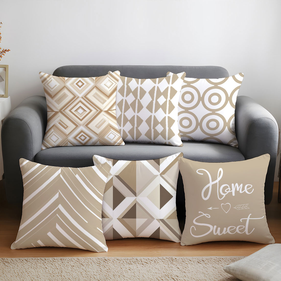 Home Decor Vector - 45x45 см светлый кофейный цвет векторная