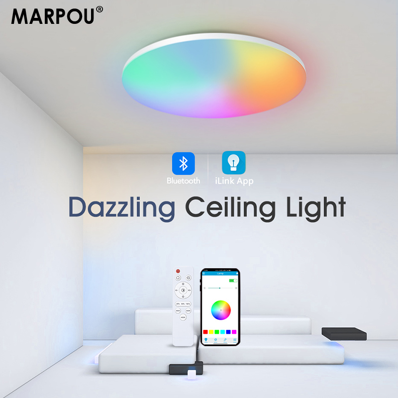 Home Decor App - MARPOU красочный RGB потолочный светильник 54