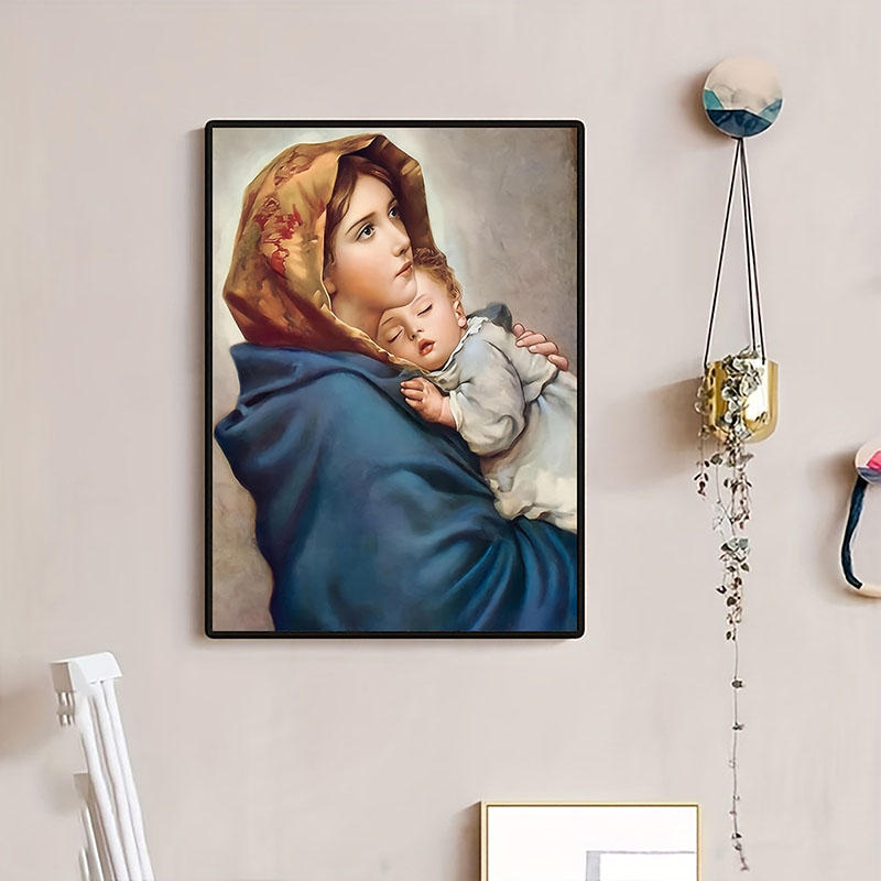 Home Decor Jesus - 2026 1 шт. Винтажный холст с