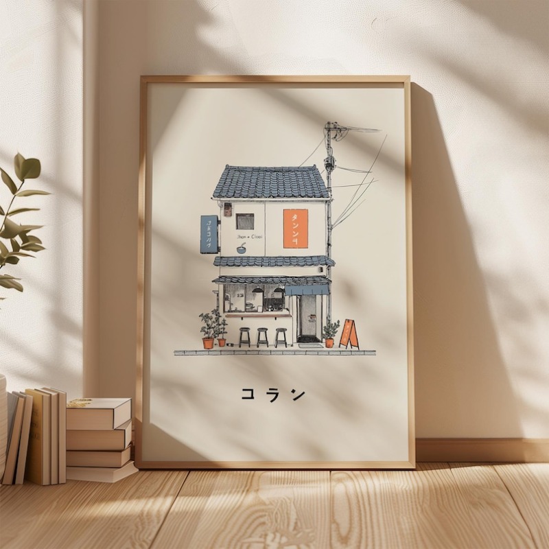 Home Decor Aesthetic Pinterest - 1 шт., холст с изображением японской