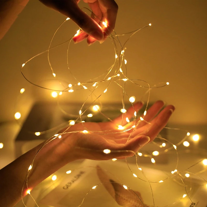 Fairy Lights Bedroom - Светодиодные гирлянды, гирлянда с кнопкой на