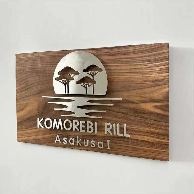 Wooden Letter Sign - Элитная вывеска для магазина: табличка из