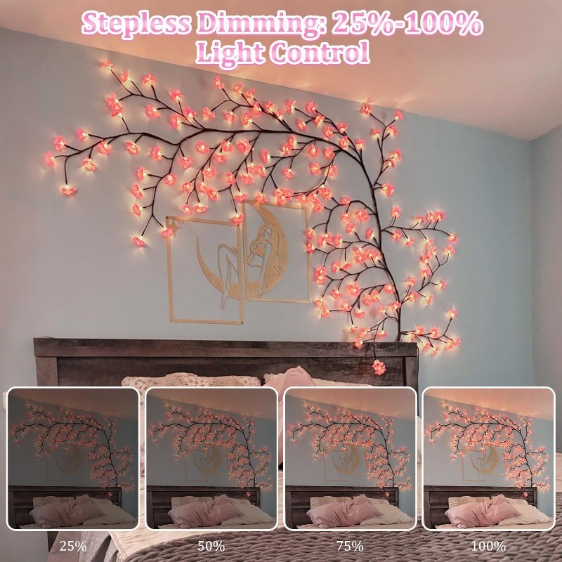 Fairy Lights Bedroom - Светодиодные светильники для ветвей вишни, 8