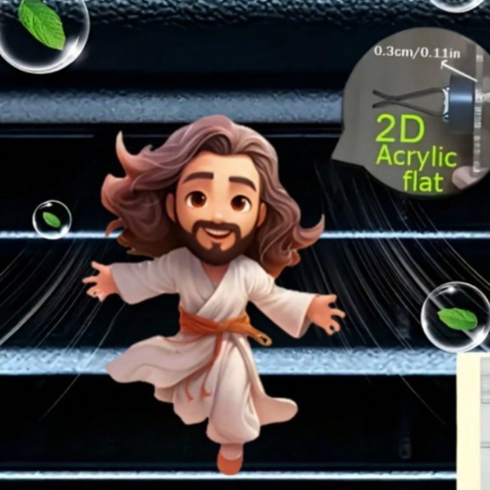 Home Decor Jesus - 2D Плоский акриловый декор для автомобиля: