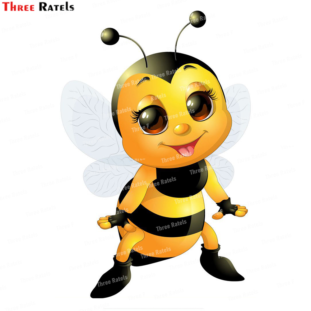 Home Decor Vector - Threeratels L6 Красивая пчела с ведром