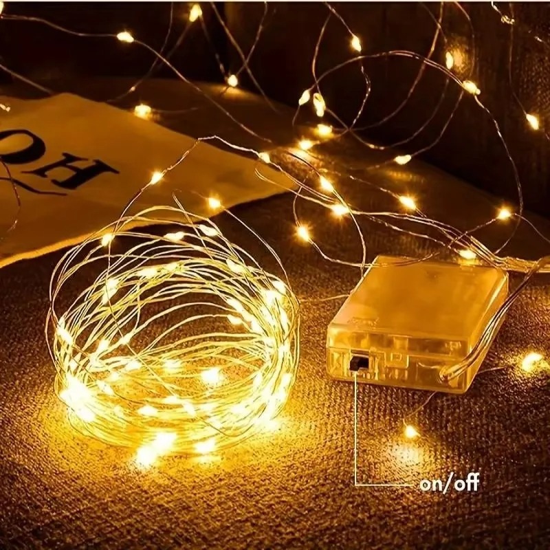 Fairy Lights Bedroom - Светодиодная гирлянда на батарейках, используемая Оуян