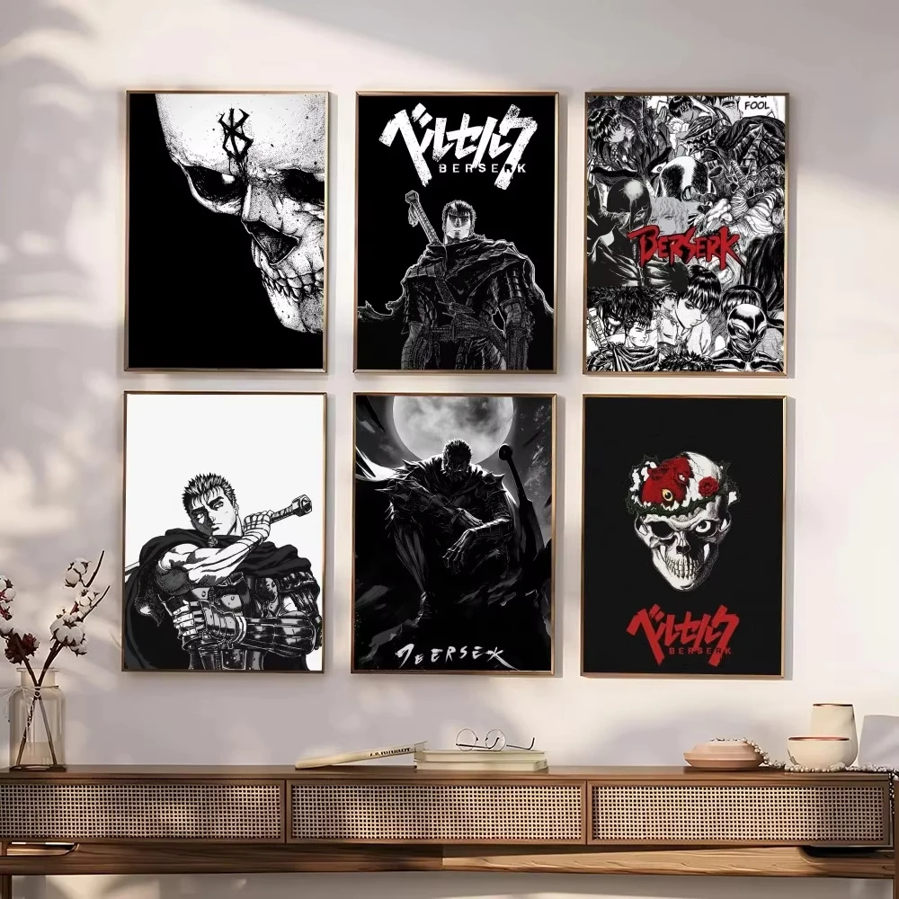 Home Decor Outside - Постер с изображением аниме B-berserk, бумажный