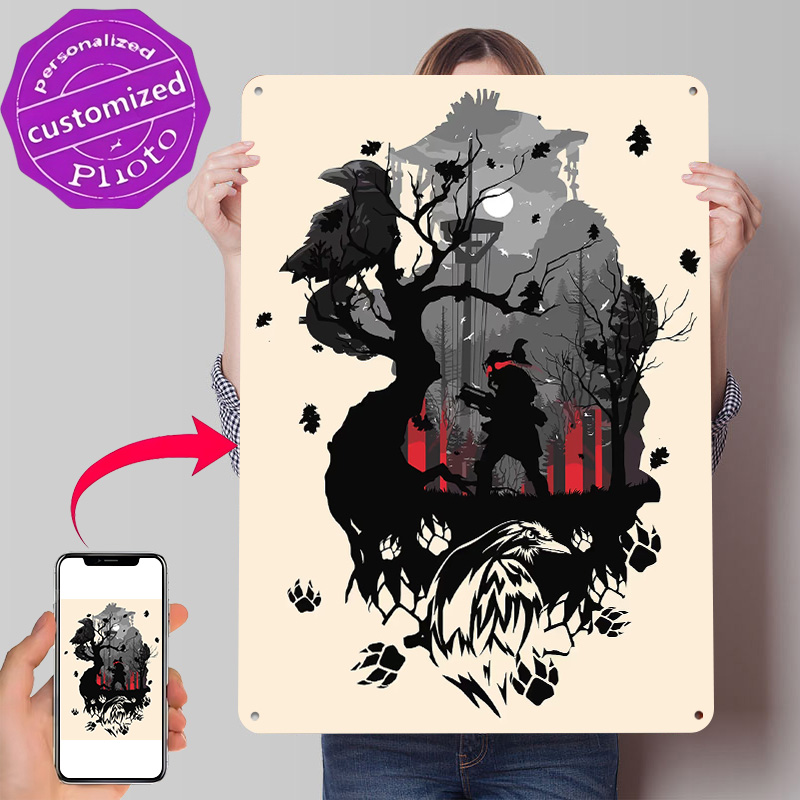 Home Decor Vector - Металлический 3D-постер Apex Legends Bloodhound с