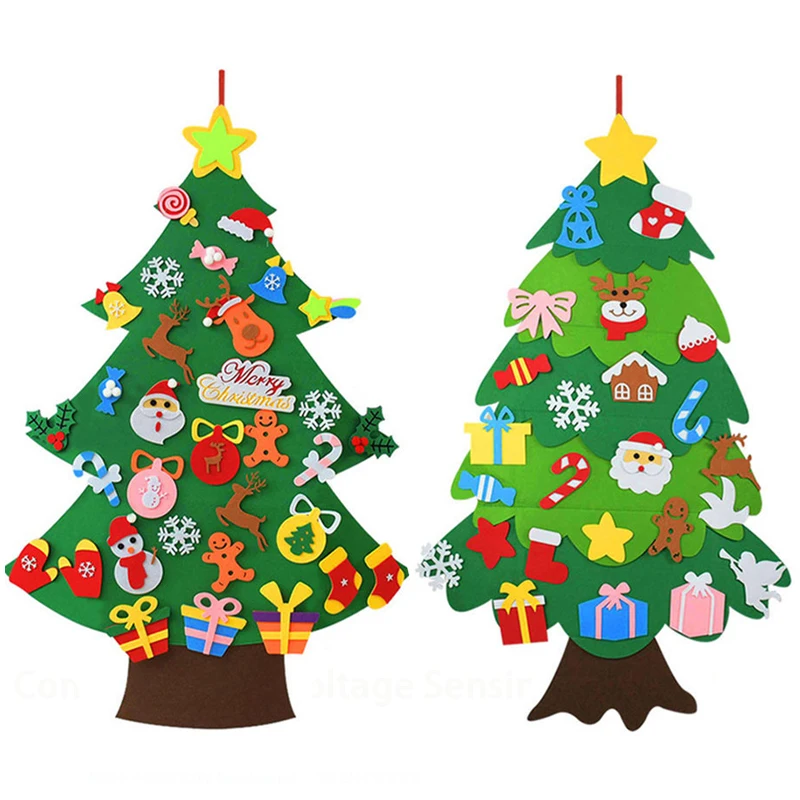 Home Decor Xmas Gifts - Детская войлочная Рождественская елка, Рождественское украшение