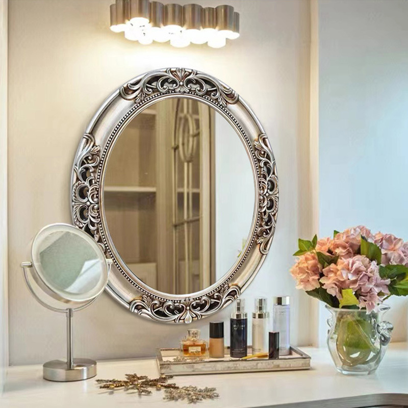 Vanity Home Decor - Европейское овальное полое зеркало для ванной