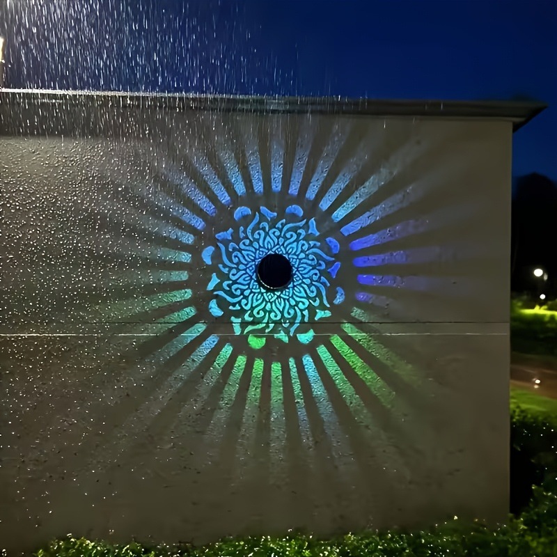 Home Decor Outside - Солнечный светодиодный настенный светильник с проекцией