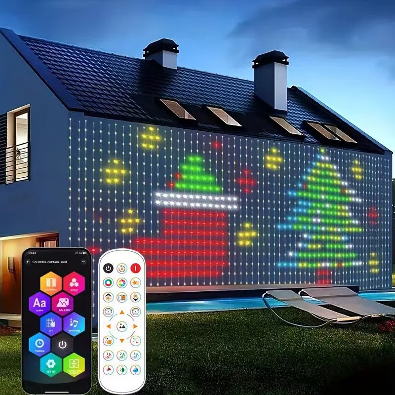 Home Decor App - Умные светодиодные гирлянды-шторы 5В с управлением