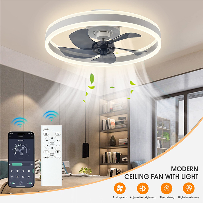 Home Decor App - Светодиодный потолочный вентилятор с дистанционным управлением