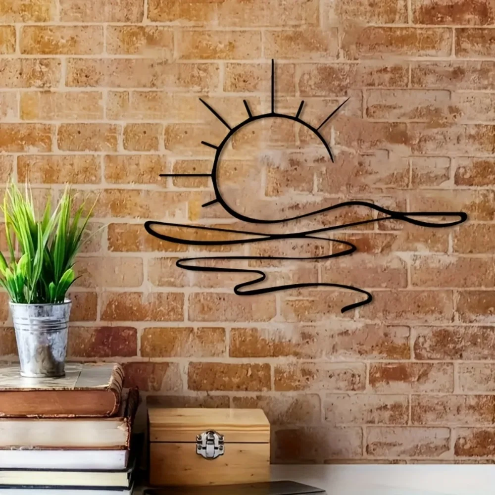 Home Decor Aesthetic Pinterest - Sunrise & Art шикарный, минималистский Железный