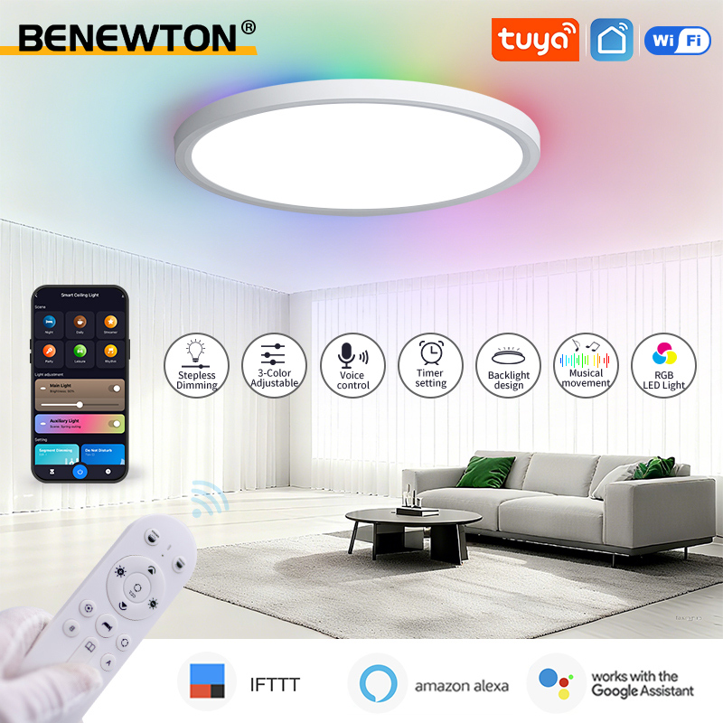Home Decor App - BENEWTON Tuya Smart WiFi Потолочный светильник