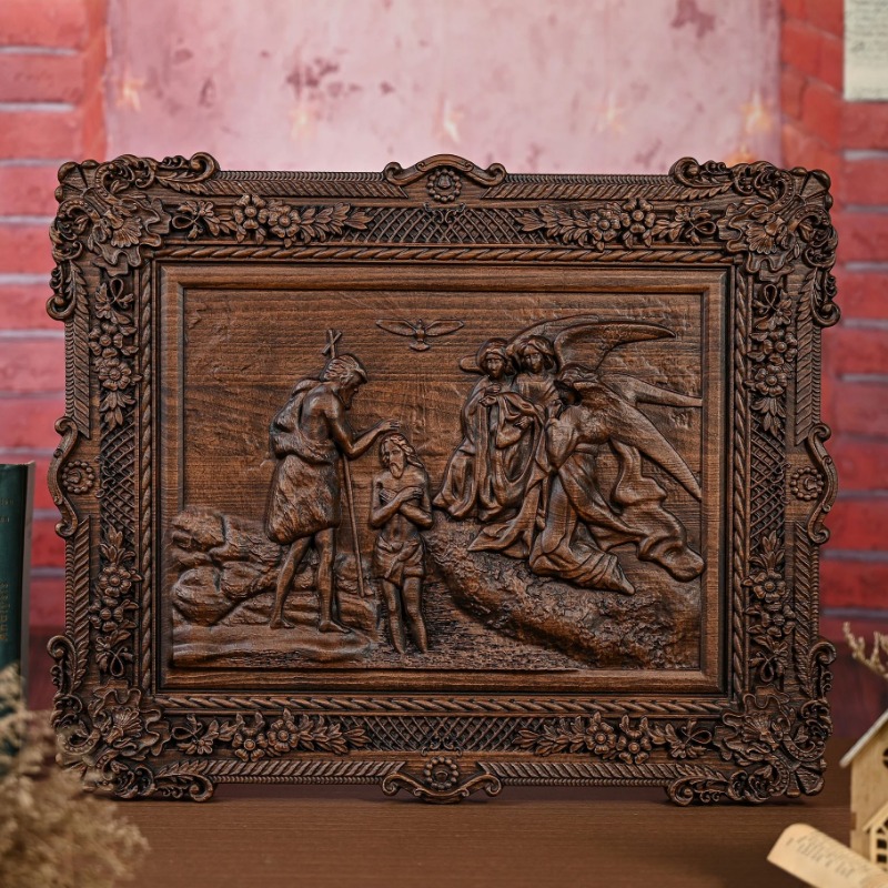 Деревянная рельефная настенная – обзор и цена Home Decor Jesus