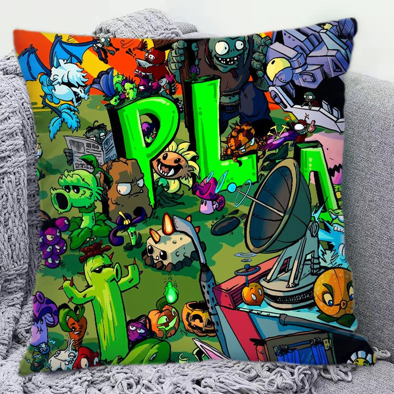 Подушка-плед Plants Vs. Zombie – обзор и цена Decorative Throw Pillow