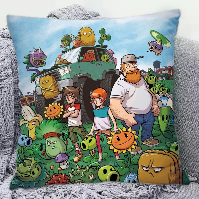 Подушка-плед Plants Vs. Zombie – обзор и цена Decorative Throw Pillow