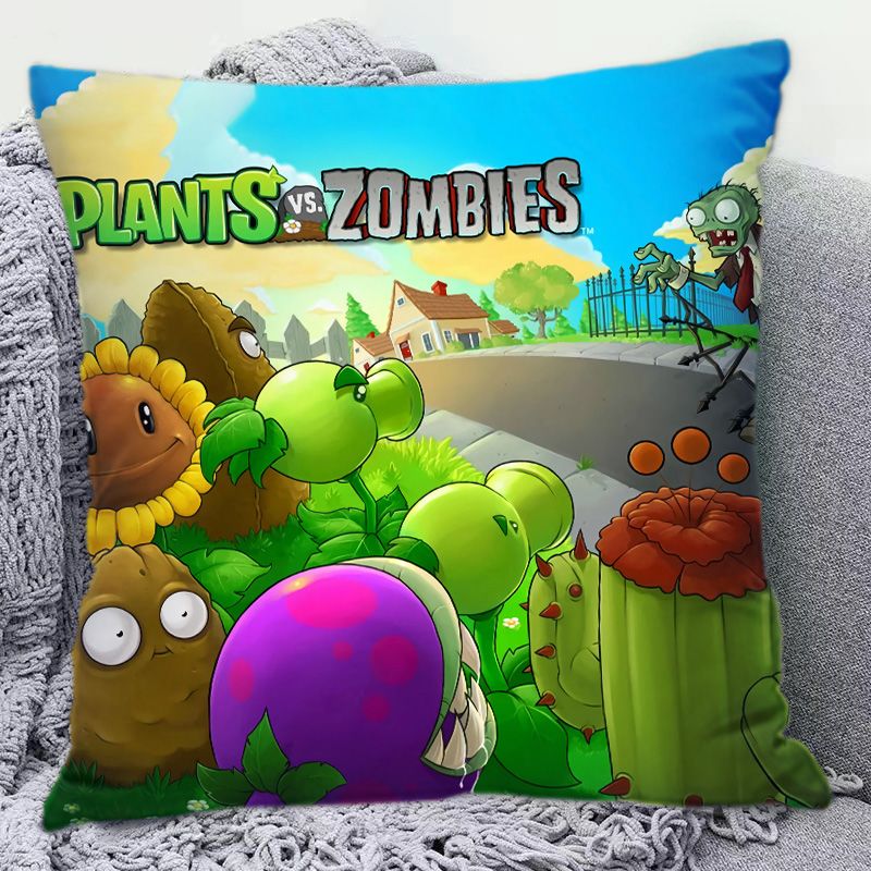 Подушка-плед Plants Vs. Zombie – обзор и цена Decorative Throw Pillow