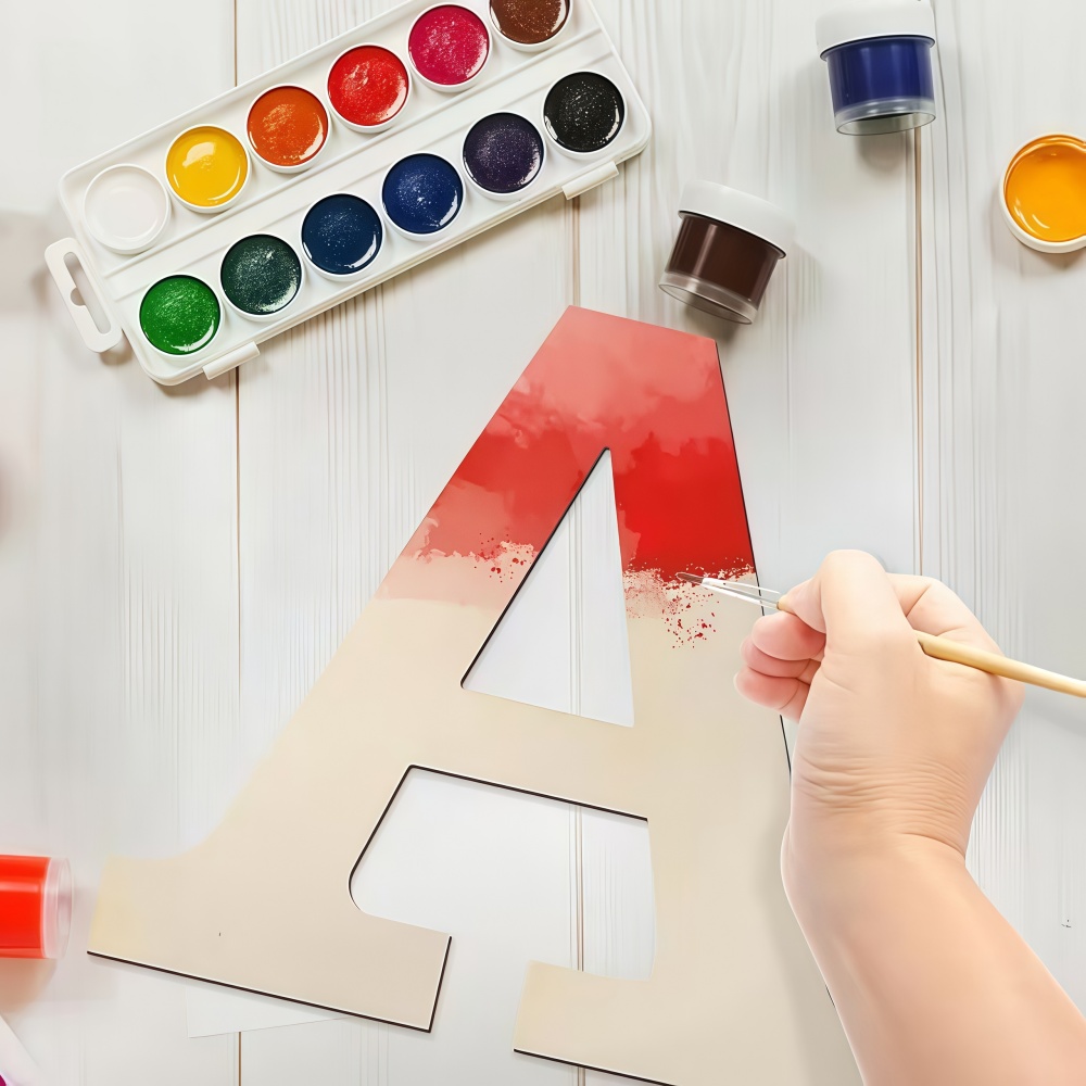 26 шт. Деревянные буквы для ди – обзор и цена Wooden Letter Sign