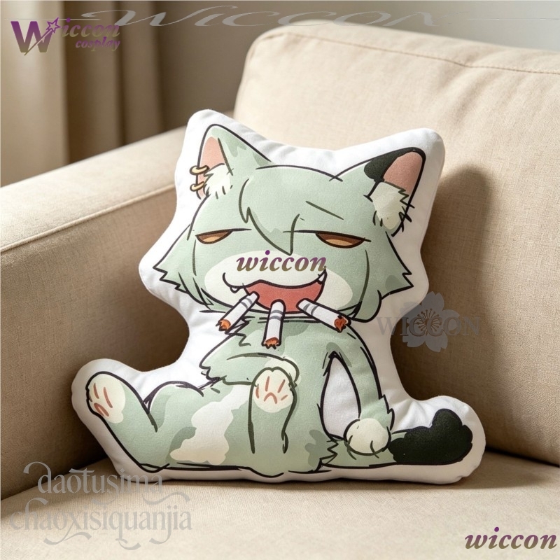 NebulaCloak Chainsmoker Cat Q- – обзор и цена Decorative Throw Pillow