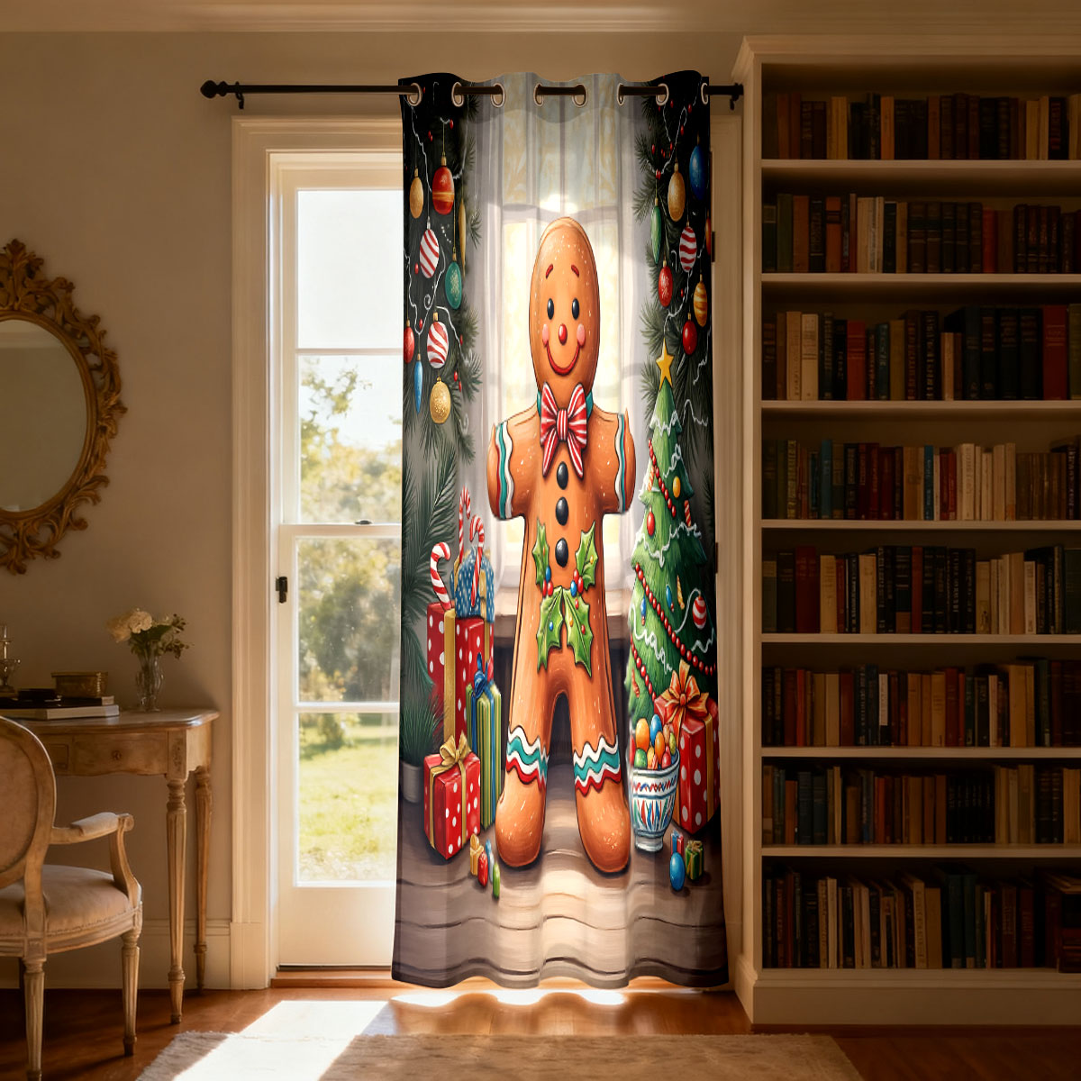 Рождественская занавеска с имб – обзор и цена Home Decor Curtain