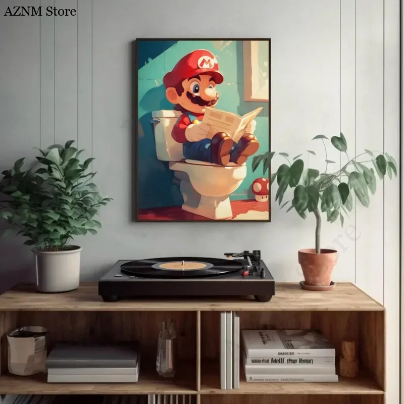 Забавный постер для ванной ком – обзор и цена Watercolor Poster Print