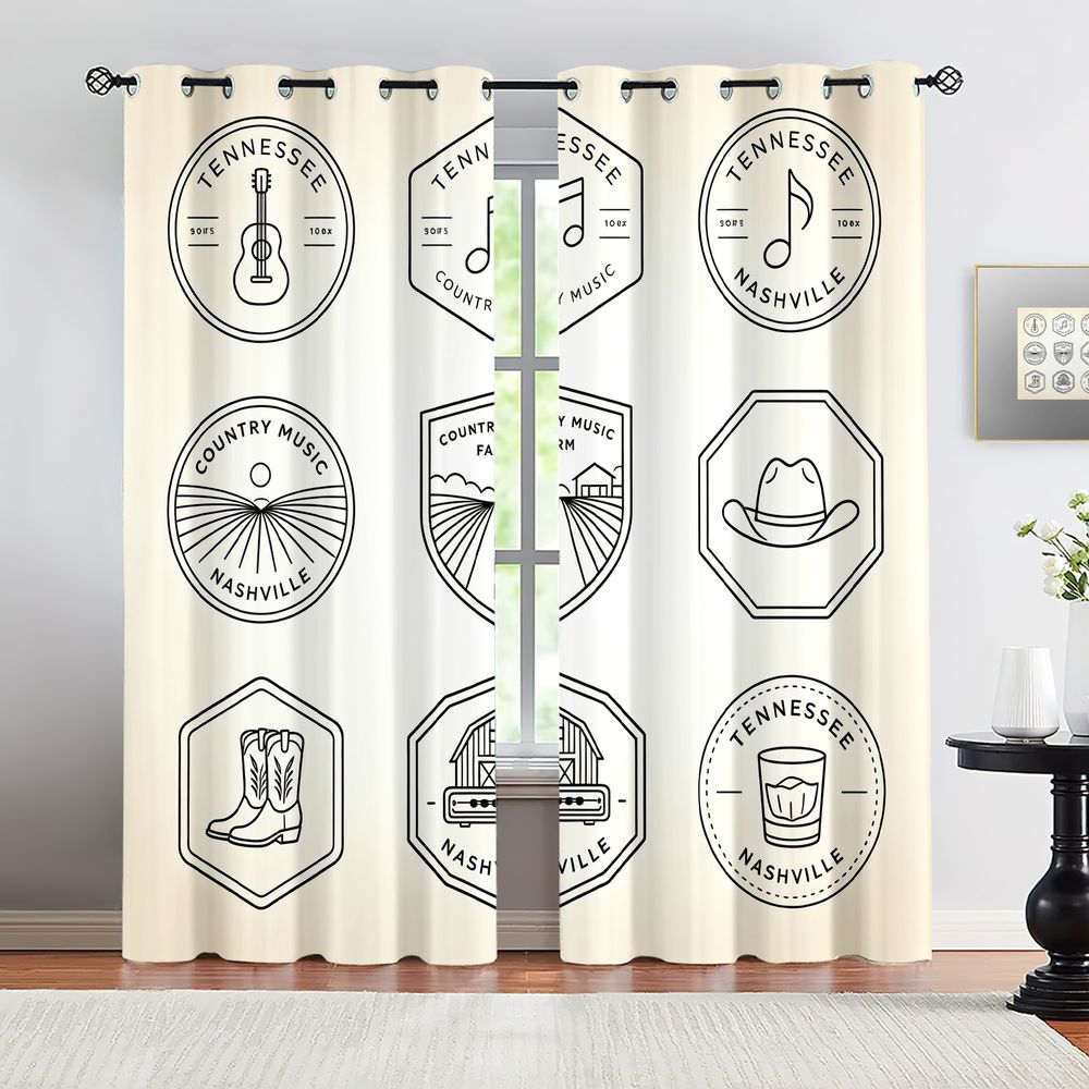 Шторы в стиле кантри с тематик – обзор и цена Home Decor Curtain