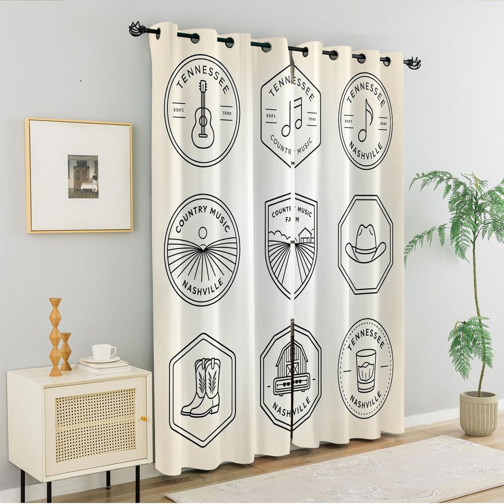 Шторы в стиле кантри с тематик – обзор и цена Home Decor Curtain