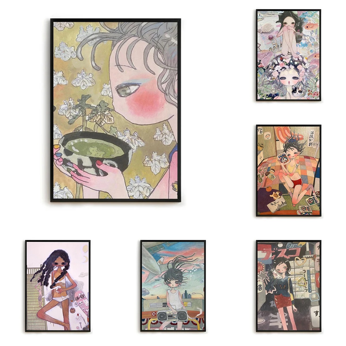 Aya Takano декоративные принты – обзор и цена Home Decor Aesthetic Pinterest