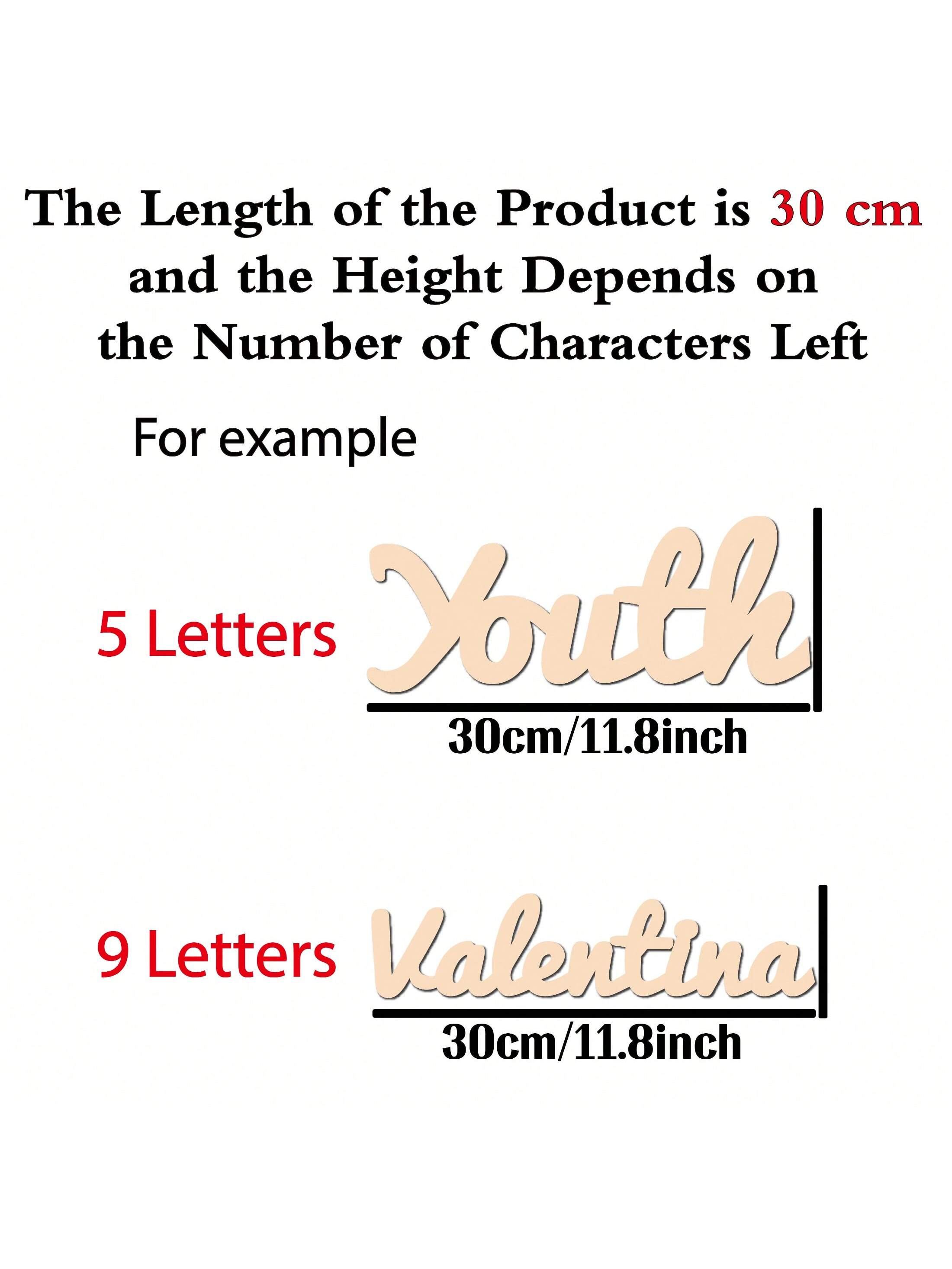 1 шт. Очаровательная деревянна – обзор и цена Wooden Letter Sign