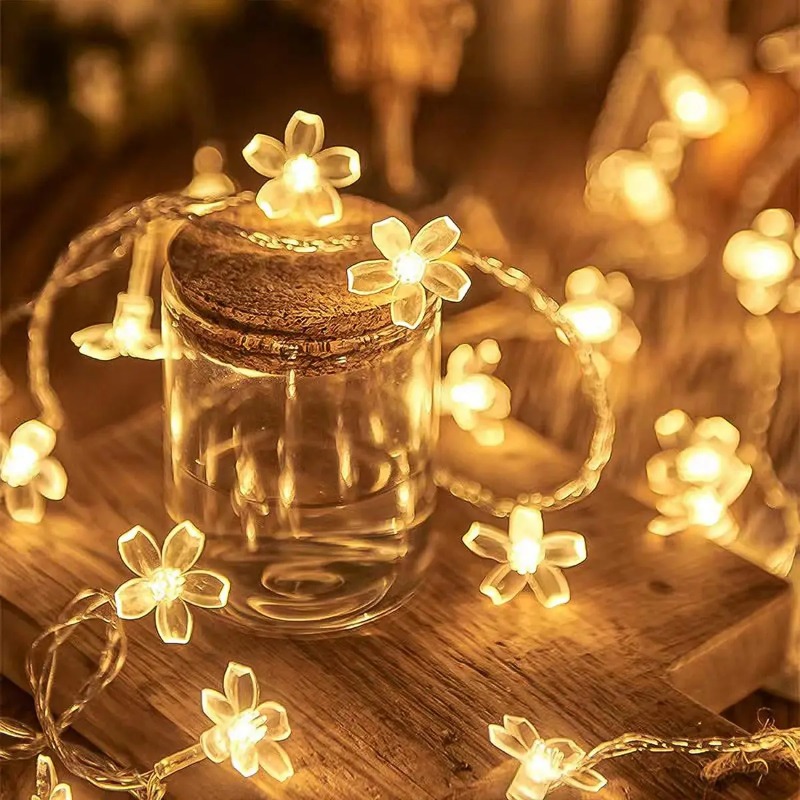 1 шт. гирлянда с цветами вишни – обзор и цена Fairy Lights Bedroom