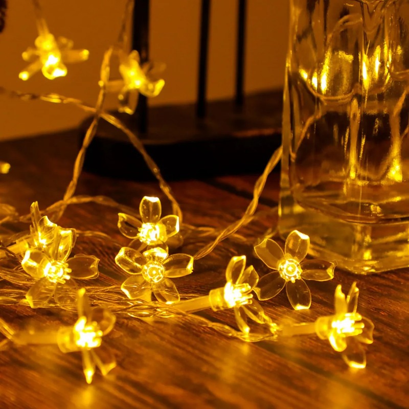 1 шт. гирлянда с цветами вишни – обзор и цена Fairy Lights Bedroom