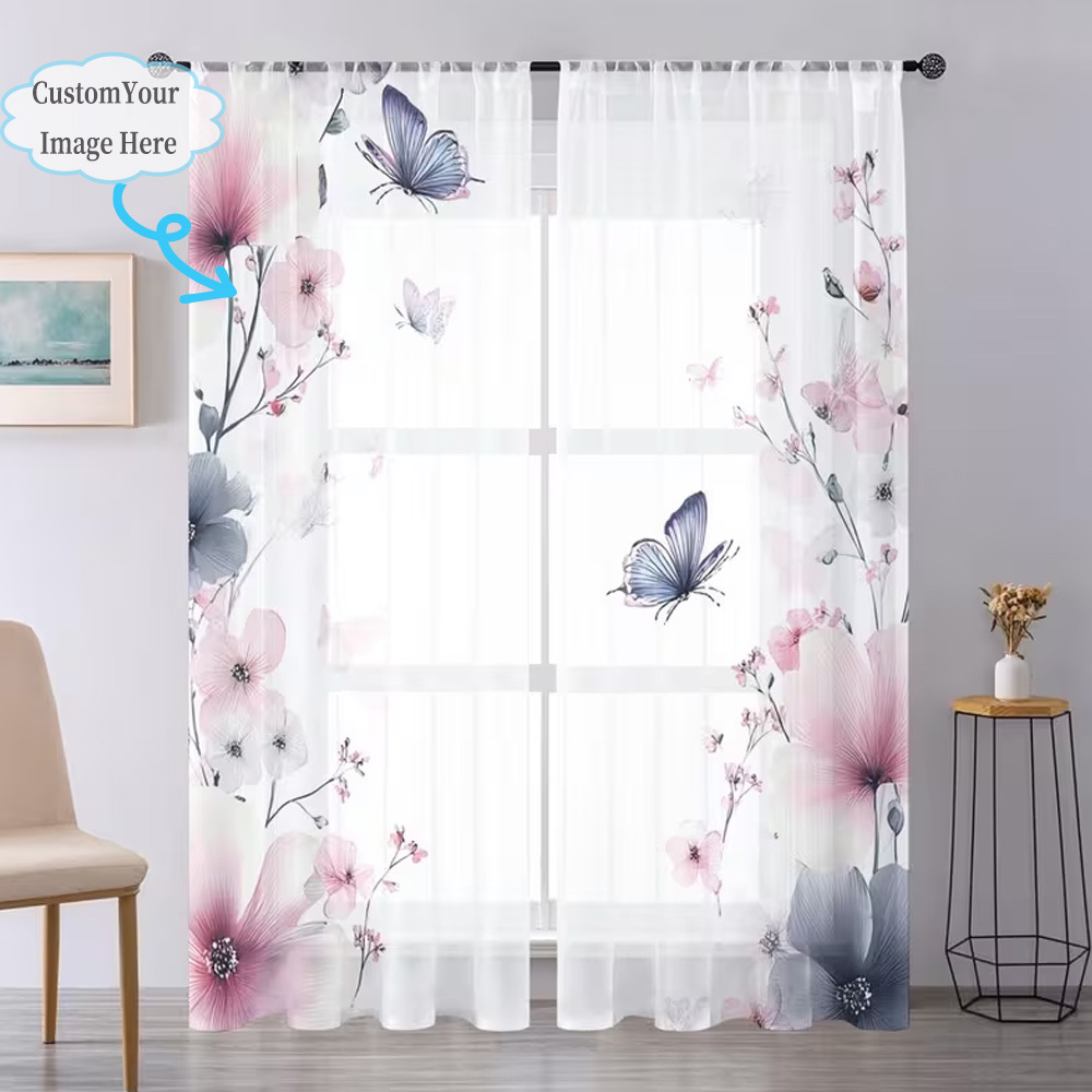 Индивидуальные 2D плоские полу – обзор и цена Home Decor Curtain