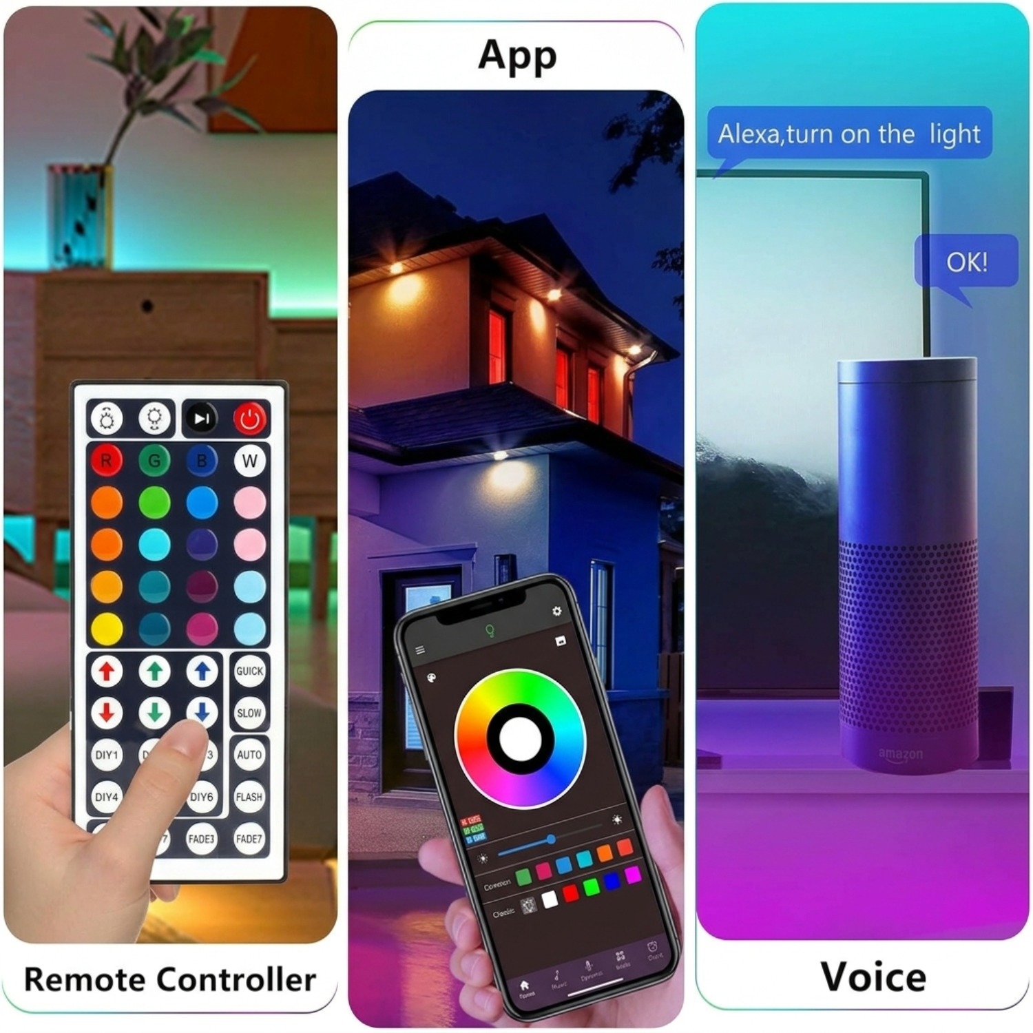 Светодиодная лента RGB 10М 20М – обзор и цена Home Decor App
