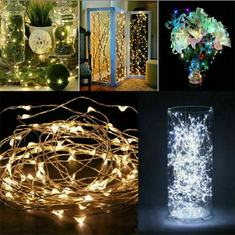 Светодиодные гирлянды, гирлянд – обзор и цена Fairy Lights Bedroom