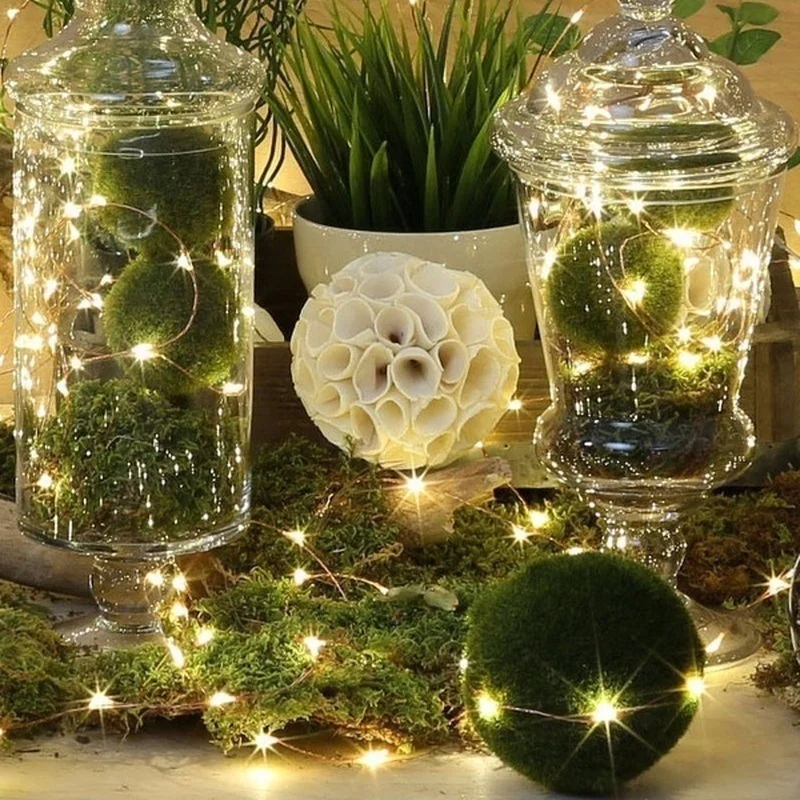 Светодиодные гирлянды, гирлянд – обзор и цена Fairy Lights Bedroom