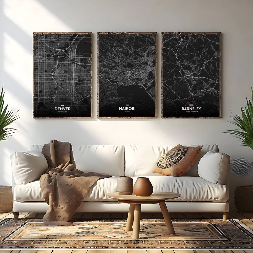 Париж, Лондон, Нью-Йорк, карта – обзор и цена Home Decor London