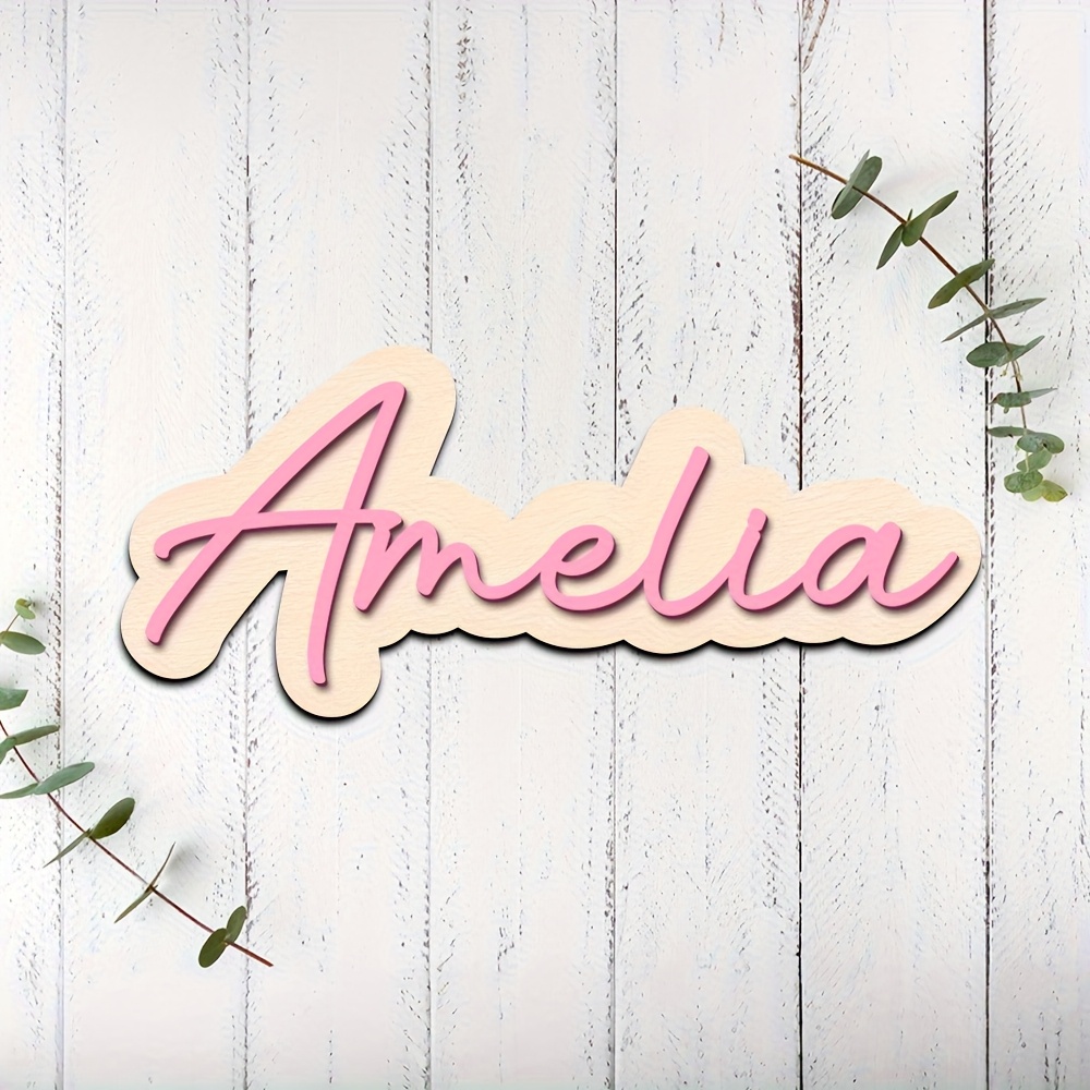 Персонализированная двухслойна – обзор и цена Wooden Letter Sign