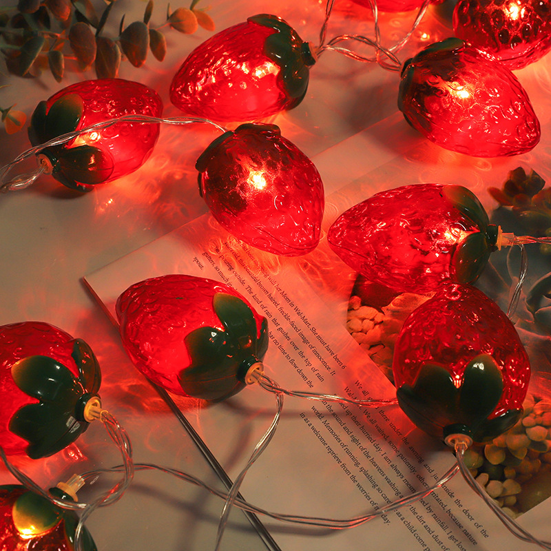 Фруктовая клубничная тема 1,5  – обзор и цена Fairy Lights Bedroom