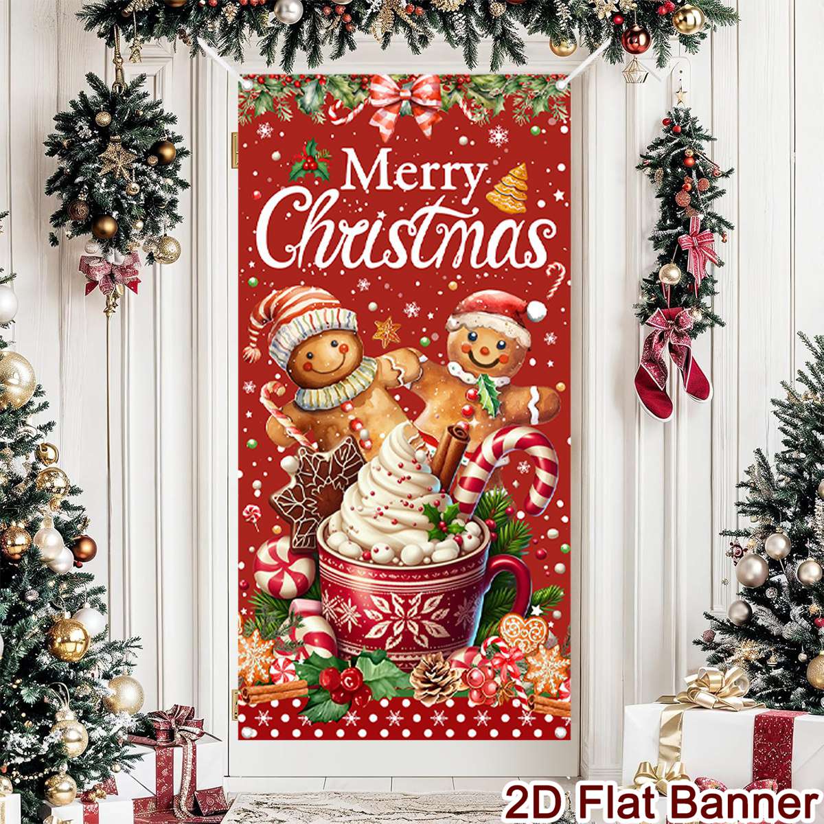 Рождественский дверной баннер, – обзор и цена Home Decor Xmas Gifts