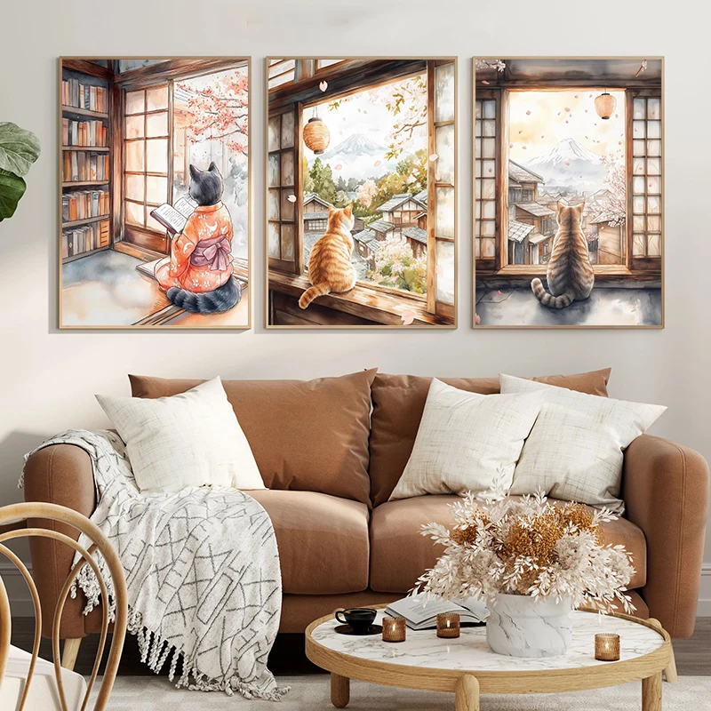 Японский Черный Кот Купающая Л – обзор и цена Home Decor Japanese
