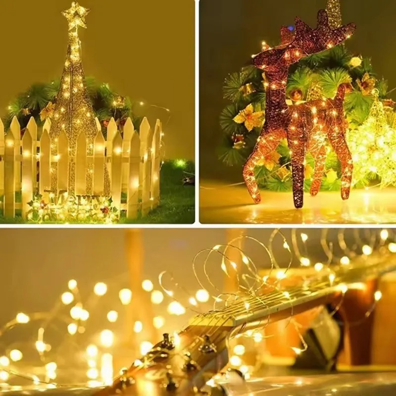 Светодиодная гирлянда на батар – обзор и цена Fairy Lights Bedroom