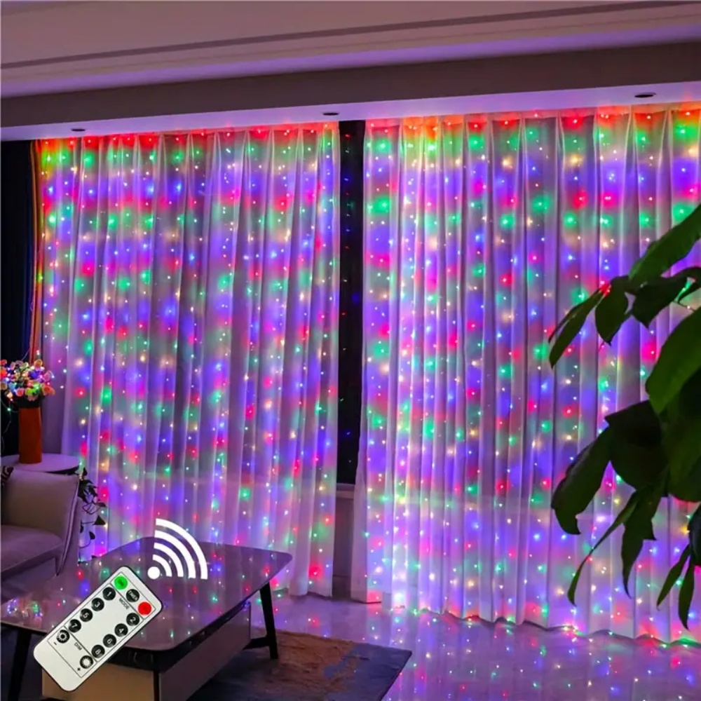 Светодиодная гирлянда-штора US – обзор и цена Fairy Lights Bedroom
