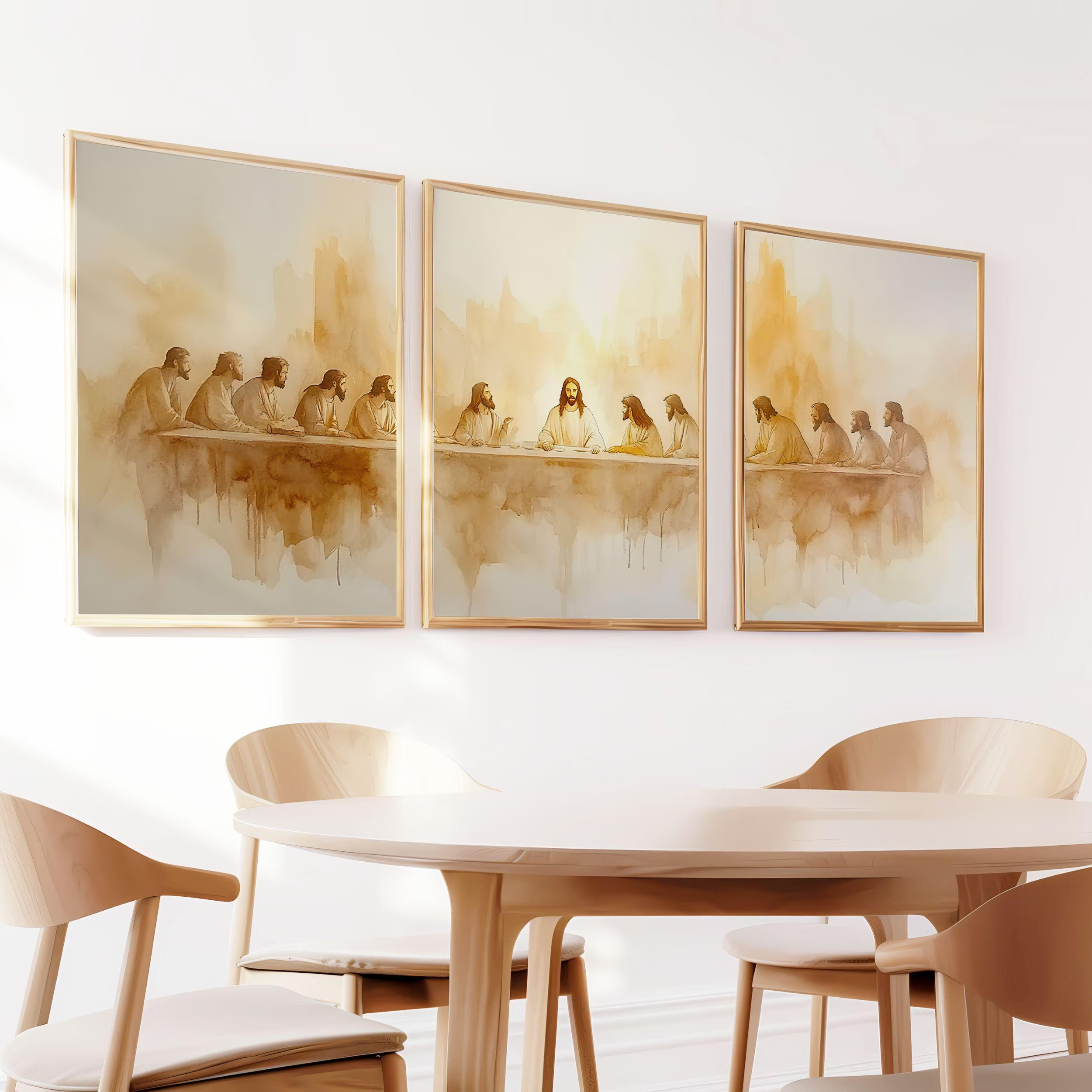 3 шт./компл., настенный художе – обзор и цена Home Decor Jesus