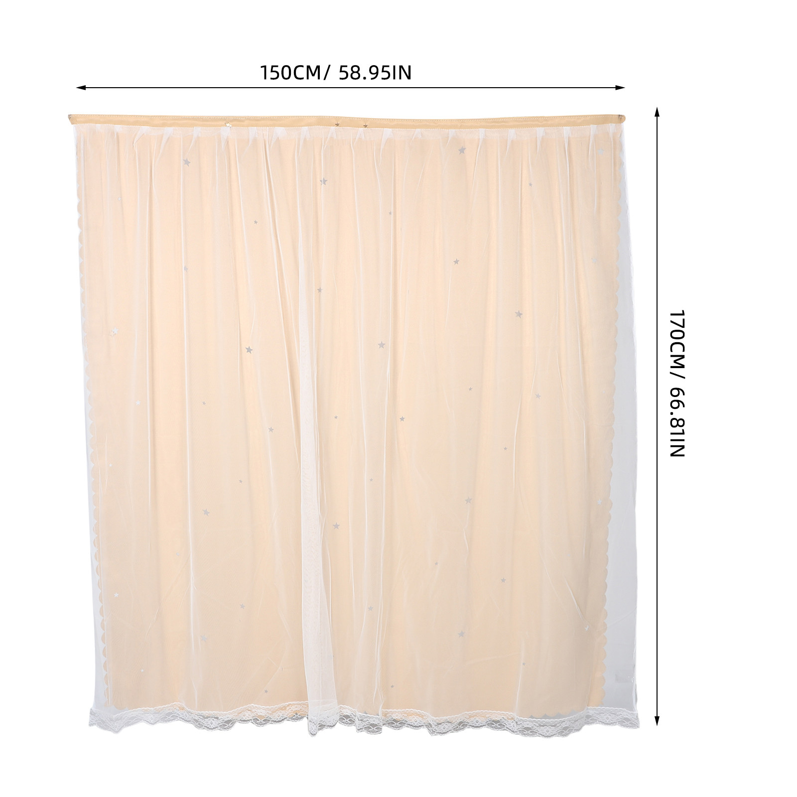 Шторы блэкаут с узором «Звездн – обзор и цена Home Decor Curtain